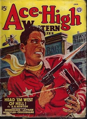 Image du vendeur pour ACE-HIGH WESTERN Stories: January, Jan. 1948 mis en vente par Books from the Crypt