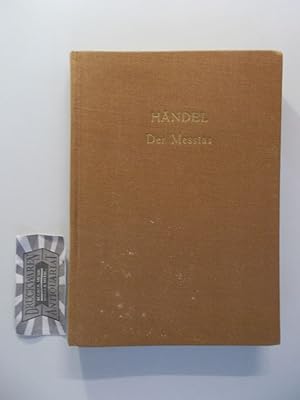 Image du vendeur pour Der Messias / The Messiah. Oratorium / An Oratorio. Fr vier Solostimmen (Sopran, Alt, Tenor, Ba), Chor und Orchester. mis en vente par Druckwaren Antiquariat