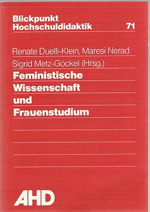 Bild des Verkufers fr Feministische Wissenschaft und Frauenstudium zum Verkauf von Antiquariat Hans Wger