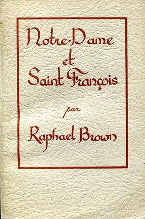 Image du vendeur pour Notre-Dame et Saint Franois mis en vente par Bloody Bulga