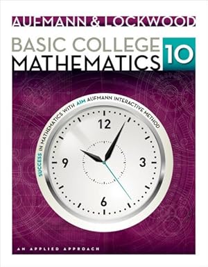 Seller image for Basic College Mathematics : An Applied Approach for sale by GreatBookPricesUK