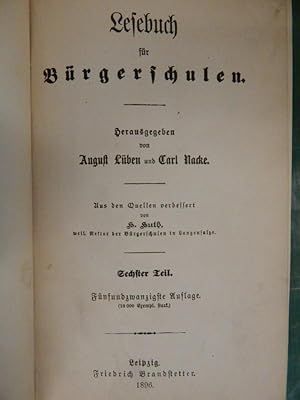 Lesebuch für Bürgerschulen - Sechster Teil