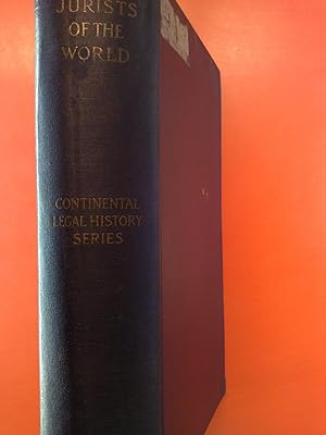 Image du vendeur pour Great Jurists of the World. The Continental Legal History Series. Volume Two. mis en vente par biblion2