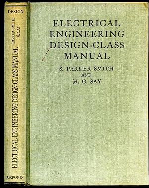 Immagine del venditore per Electrical Engineering Design-Class Manual venduto da Little Stour Books PBFA Member