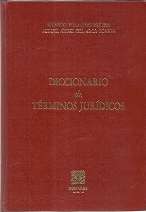 Seller image for Diccionario de terminos juridicos for sale by TU LIBRO DE OCASION