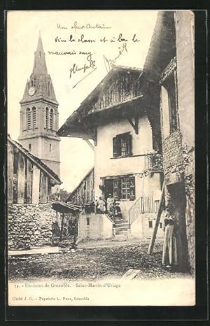 Carte postale Saint-Martin-d`Uriage, Eglise
