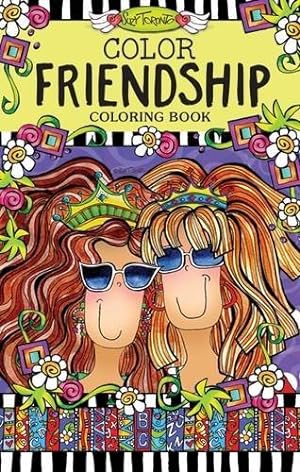Seller image for Color Friendship Coloring Book: Perfectly Portable Pages (On-the-Go Coloring Book) (Design Originals) Extra-Thick High-Quality Perforated Pages & Convenient 5x8 Size to Take Along Wherever You Go by Suzy Toronto [Paperback ] for sale by booksXpress
