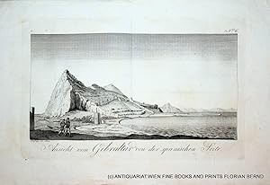 GIBRALTAR view 1808 [aus Zeitung für die elegante Welt. 8. Jahrgang 1808]