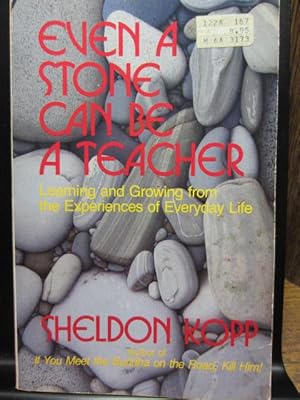 EVEN A STONE CAN BE A TEACHER