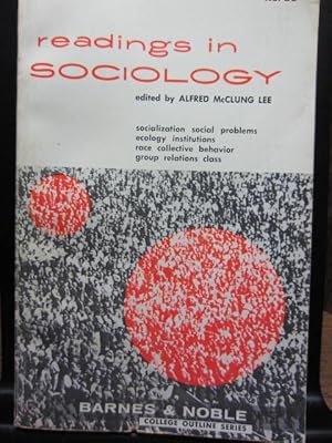 Seller image for READINGS IN SOCIOLOGY for sale by The Book Abyss