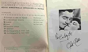 Seller image for Autant en emporte le vent Clark Gable/ vivien Leigh --- films / Portraits mai-juin 1978 revue bimestrielle consacre  l'acteur for sale by crealivres