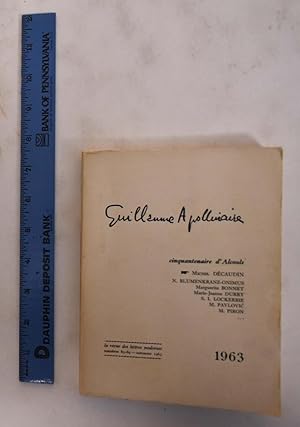 Seller image for Guillaume Apollinaire: mthodes et approches critiques for sale by Mullen Books, ABAA