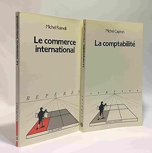 Bild des Verkufers fr La Comptabilit + Le commerce international --- 2 livres coll. repres zum Verkauf von crealivres