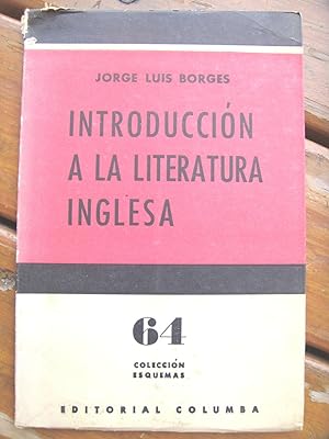 Imagen del vendedor de INTRODUCCION A LA LITERATURA INGLESA. a la venta por Cabalgando en un Silbido