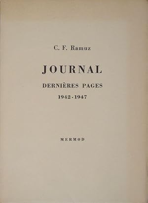 Journal, dernières pages 1942-1947.