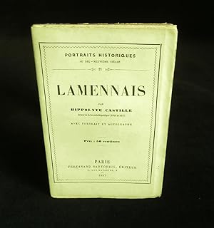Imagen del vendedor de LAMENNAIS ( Flicit Robert de ) . a la venta por Librairie Franck LAUNAI