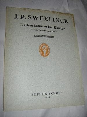 Liedvariationen für Klavier (auch für Cembalo oder Orgel)