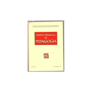 Imagen del vendedor de REVISTA ESPAOLA DE PEDAGOGA 135 a la venta por Librera Salamb