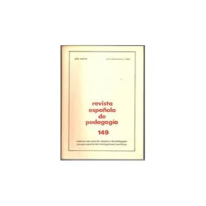 Seller image for REVISTA ESPAOLA DE PEDAGOGA 149 for sale by Librera Salamb