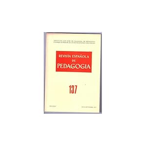 Imagen del vendedor de REVISTA ESPAOLA DE PEDAGOGA 137 a la venta por Librera Salamb