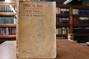 Bild des Verkufers fr Gilles de Rais das Urbild des Blaubart. zum Verkauf von Gppinger Antiquariat