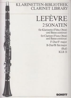 2 Sonatas in F major and B flat major for Clarinet and Basso Continuo
