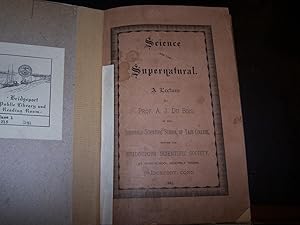 Science and the Supernatural A Lecture