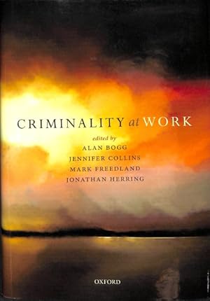 Seller image for Criminality at Work for sale by GreatBookPrices
