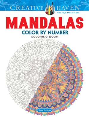 Seller image for Creative Haven Mandalas Color by Number Coloring Book (Paperback or Softback) for sale by BargainBookStores