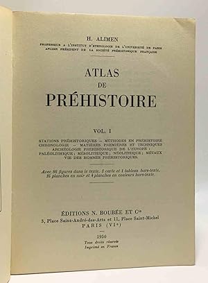 Atlas de la préhistoire Volume 1