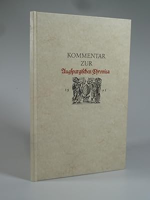 Bild des Verkufers fr Kommentar zur Augspurgischen Chronica 1595. zum Verkauf von Antiquariat Dorner