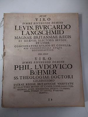 Immagine del venditore per Historia Bullarum Clementis VI. Et XI. Unigenitus Dictarum Curiae Romanae Fatalium. venduto da Antiquariat Bookfarm