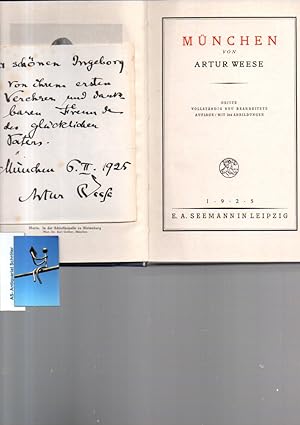 München. [mit Autograph vom Autor]. 3. vollständig neu bearbeitete Auflage. Mit 264 Abbildungen. ...