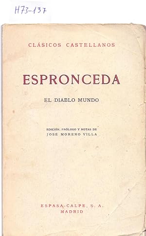 Seller image for ESPRONCEDA for sale by Libreria 7 Soles