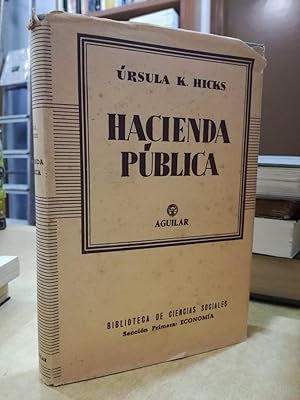 Image du vendeur pour HACIENDA PBLICA. mis en vente par LLIBRERIA KEPOS-CANUDA