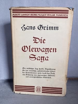 Die Olewagen Saga. Buch