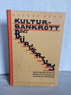 Kulturbankrott des Bürgertums. Buch