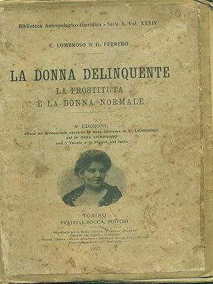 Seller image for La donna delinquente for sale by Miliardi di Parole