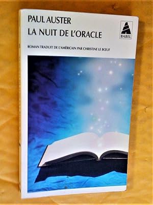 Seller image for La nuit de l'oracle for sale by Claudine Bouvier