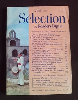 Seller image for Slection du Reader's Digest - Juillet 1955 for sale by Librairie Ancienne Zalc
