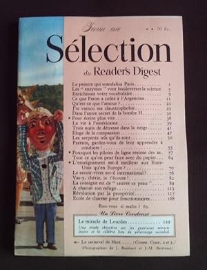 Image du vendeur pour Slection du Reader's Digest - Fvrier 1956 mis en vente par Librairie Ancienne Zalc