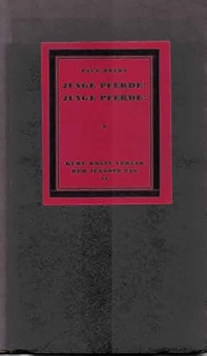 Bild des Verkufers fr Junge Pferde! Junge Pferde! (Der jngste Tag 11). 2. Druck. zum Verkauf von Antiquariat & Buchhandlung Rose