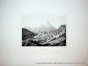 BERCHTESGADEN, Bayern Ansicht ca. 1855