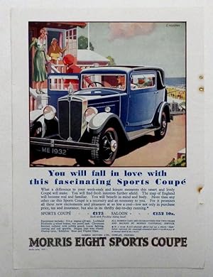Morris Eight advert;