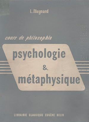 Seller image for Psychologie et Mtaphysique for sale by Calepinus, la librairie latin-grec