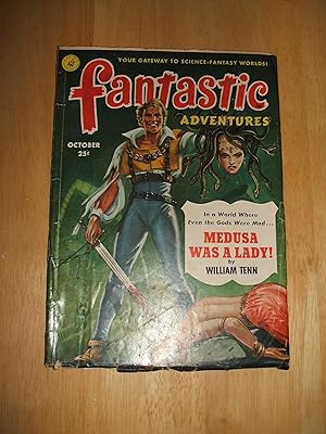 Bild des Verkufers fr Fantastic Adventures October 1951 zum Verkauf von biblioboy