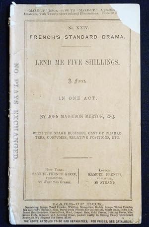 Seller image for Lend Me Five Shillings: A Farce in One Act for sale by Classic Books and Ephemera, IOBA