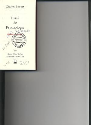 Bild des Verkufers fr Essai de Psychologie. zum Verkauf von Antiquariat Bookfarm
