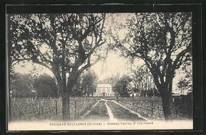 Bild des Verkufers fr Carte postale Preignac-Sauternes, Chateau Veyres, 2e Cru classe zum Verkauf von Bartko-Reher