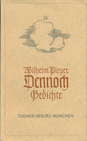 Seller image for Dennoch. Gedichte. * vom Autor signiert und datiert. for sale by Online-Buchversand  Die Eule